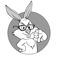 Hare thumb down: