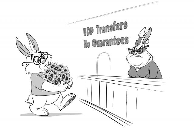 UDP: Unreliable Transfers