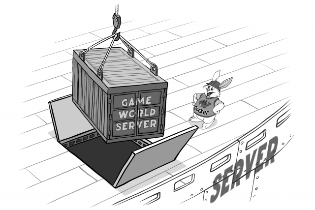 Docker loads Software Container onto Server